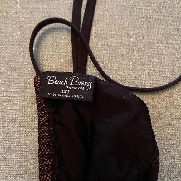 Beach Bunny Bikini Top Black - Picture 2 of 6